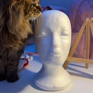 Skum huvud för peruker - Säljer för att jag inte använder den längre. Super fint skick.  För mer info/bilder kontakta mig. Tar enbart Swish. Köpare betalar för frakt. 