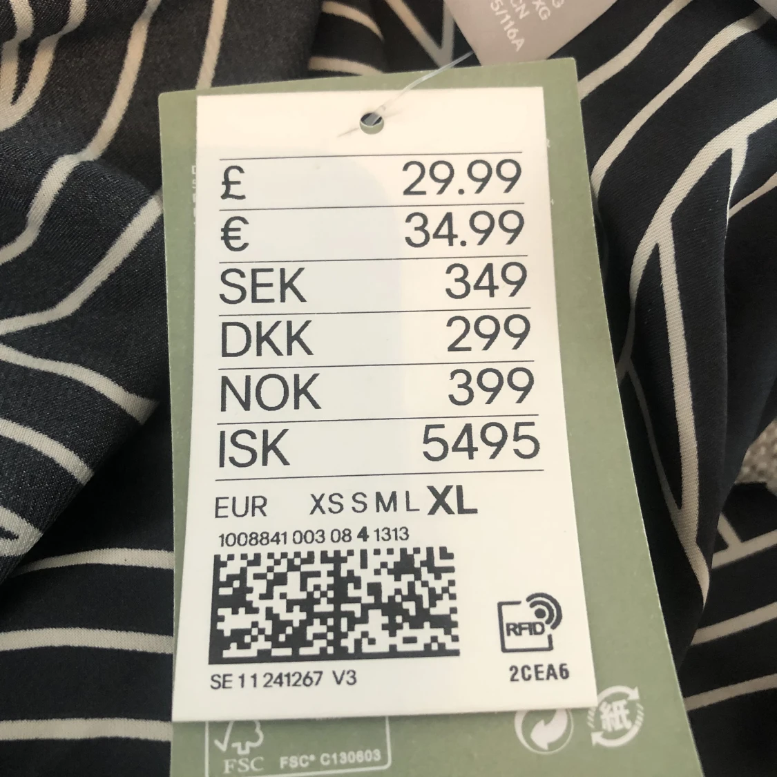 Satin shirt klänning från HM - 90