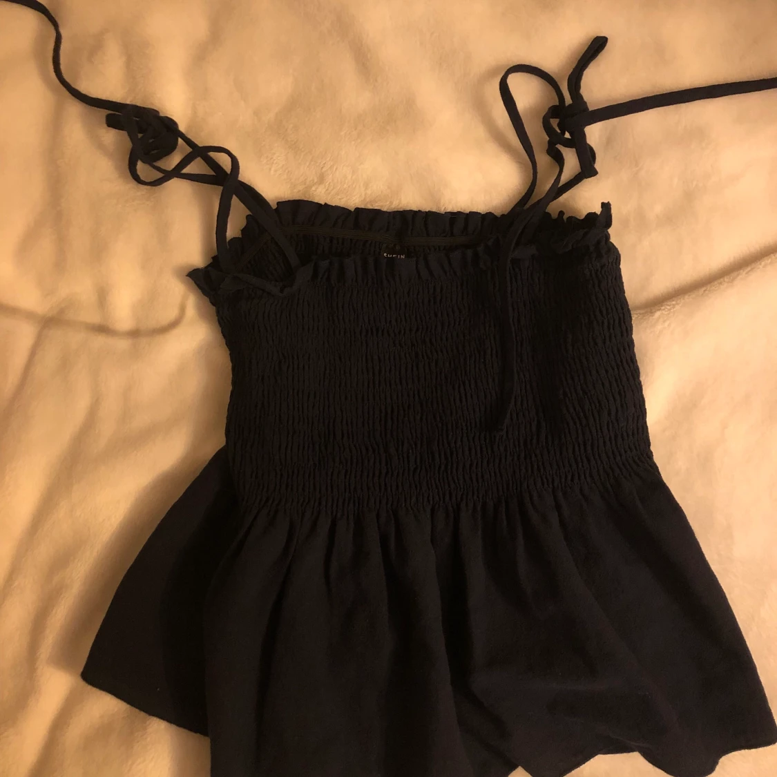 Marinblått linne - 90