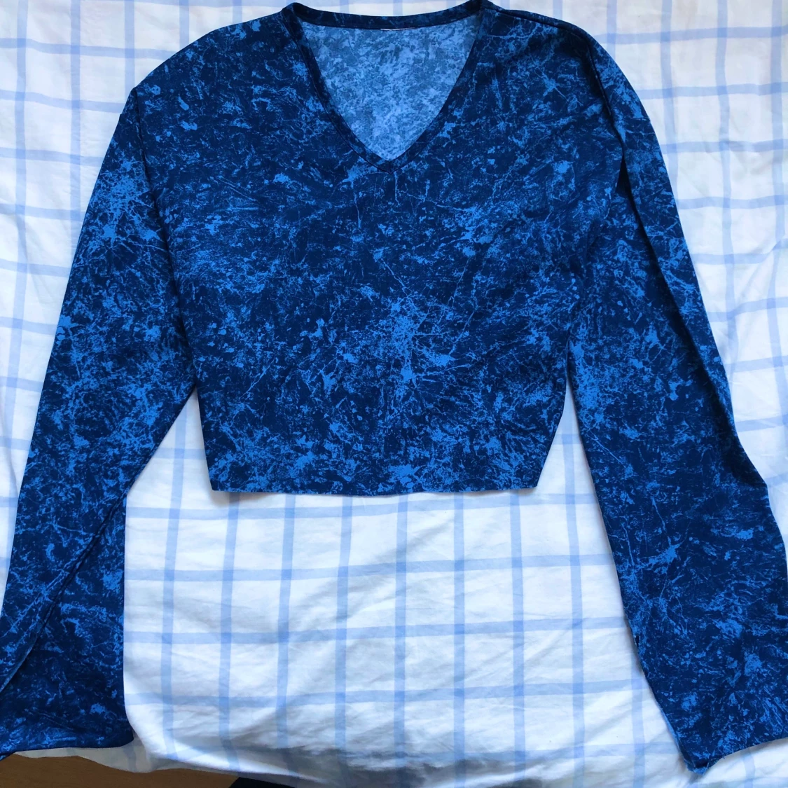 Mönstrad topp  - 90