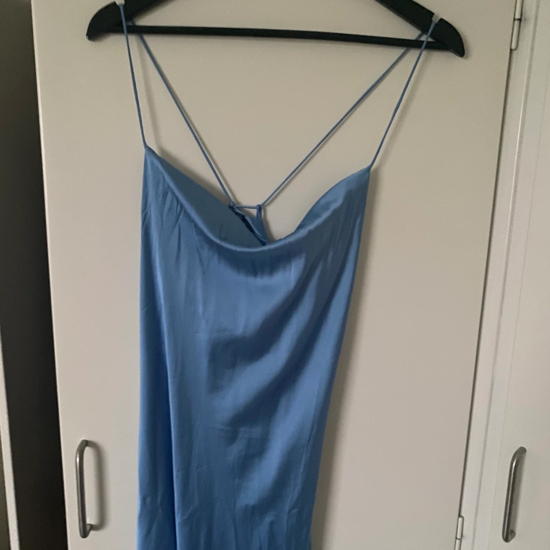 Blå klänning