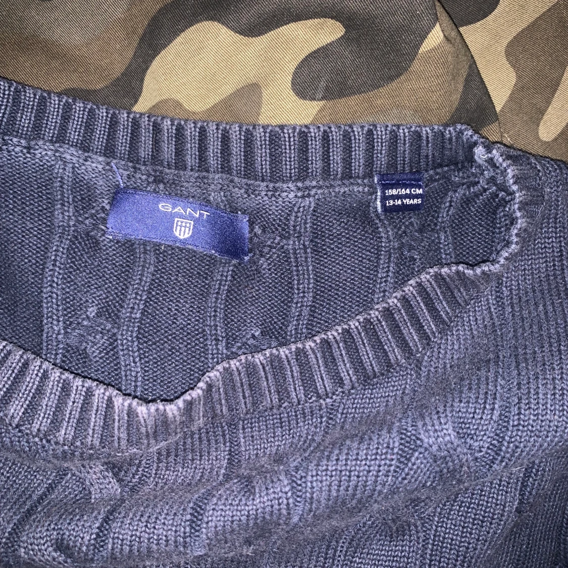 Kabelstickad gant - 90