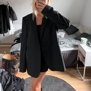 vintage oversized svart blazer - vintage oversized kavaj!