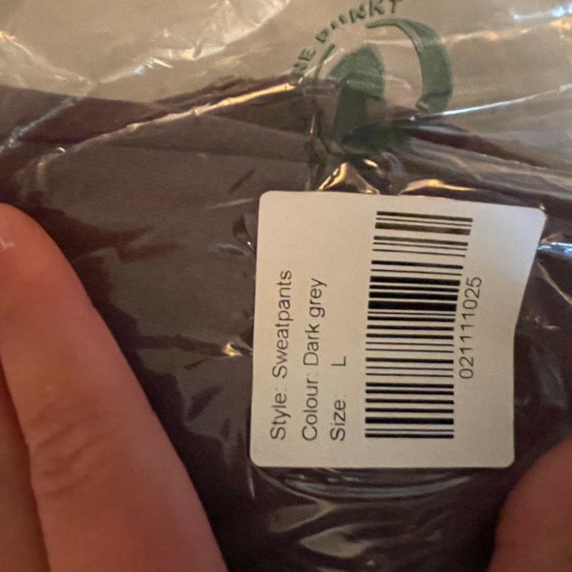 Mörkgrå lxa mjukisbyxor - 90