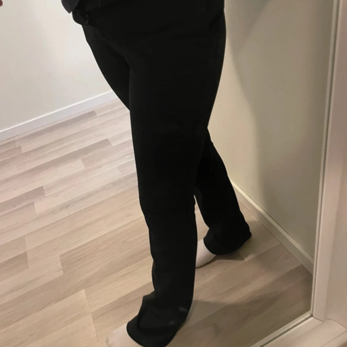 Svarta bootcut byxor - 2