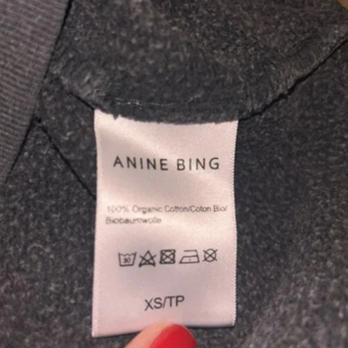 Svart sweatshirt med tigertryck Anine Bing - 1