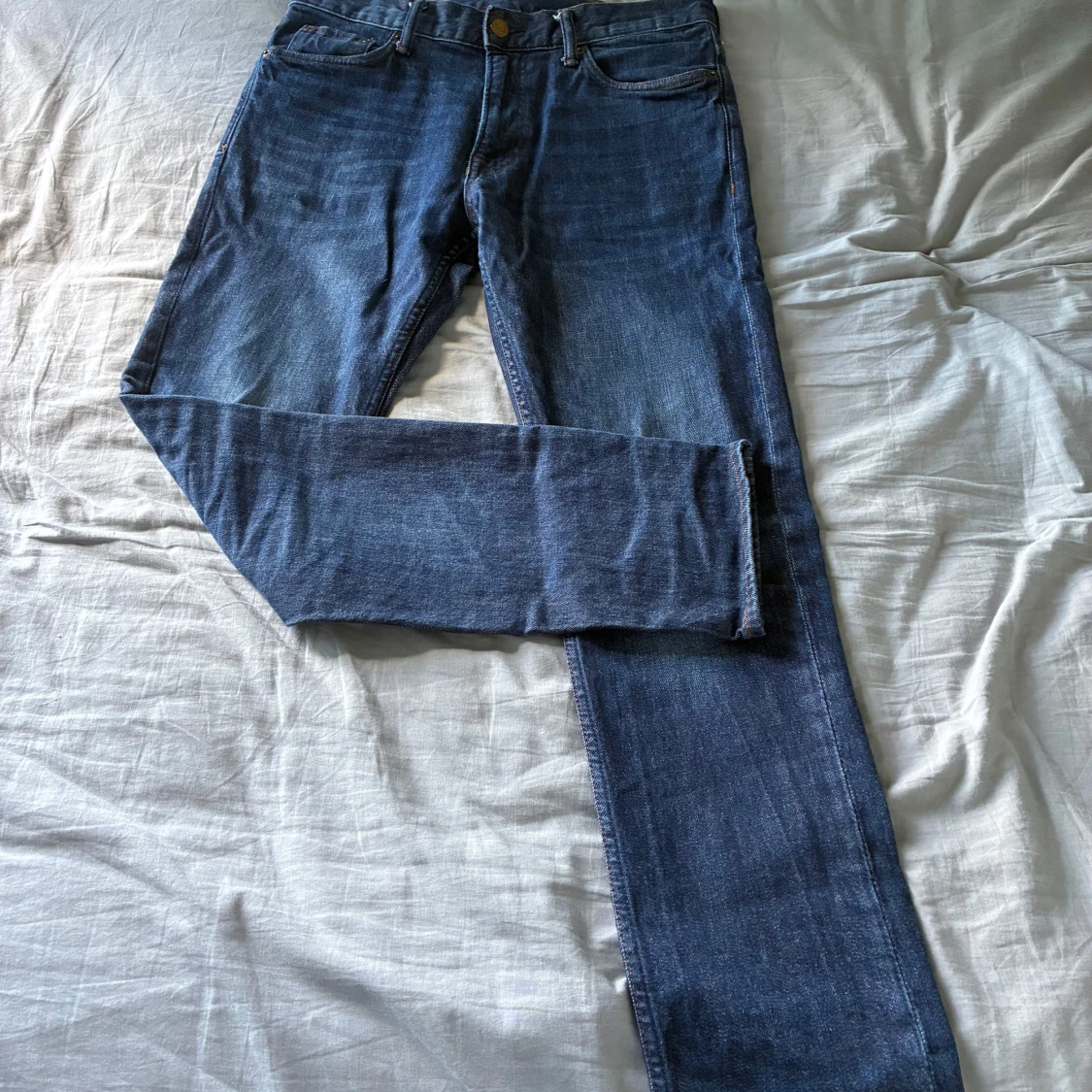 Slim blå jeans från &Denim, 31/32 - 1