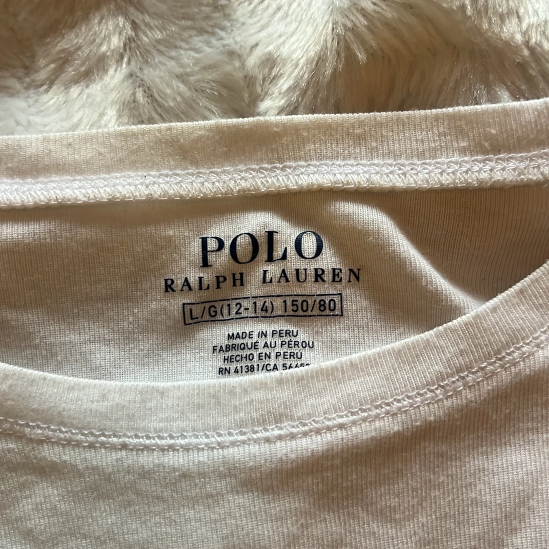 Vit långärmad Ralph Lauren - 3