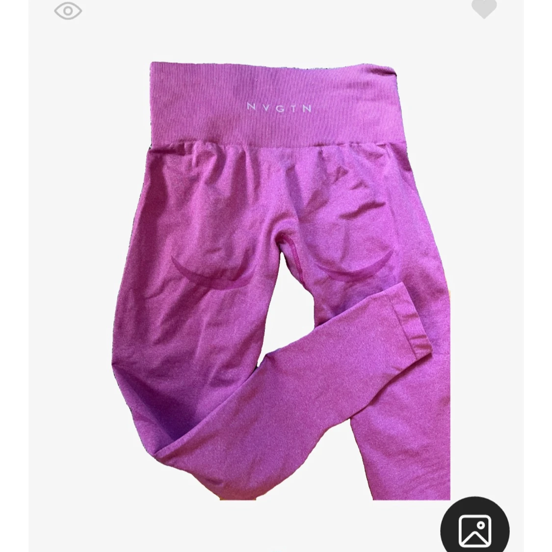 Rosa seamless leggings från NVGTN - 1