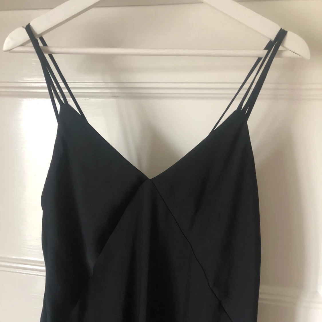 Svart långklänning