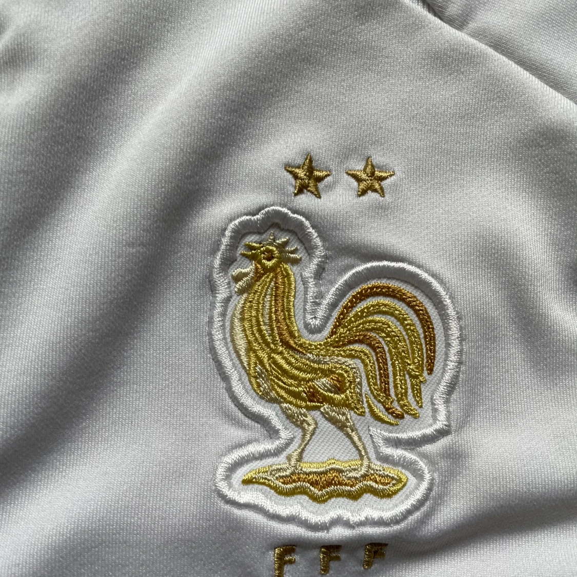 Vit långärmad Nike Frankrike-tröja - 2