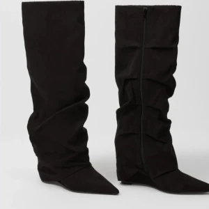 nelly folded shaft boots - snygga boots helt oanvända fortfarande kvar i lådan storlek 38