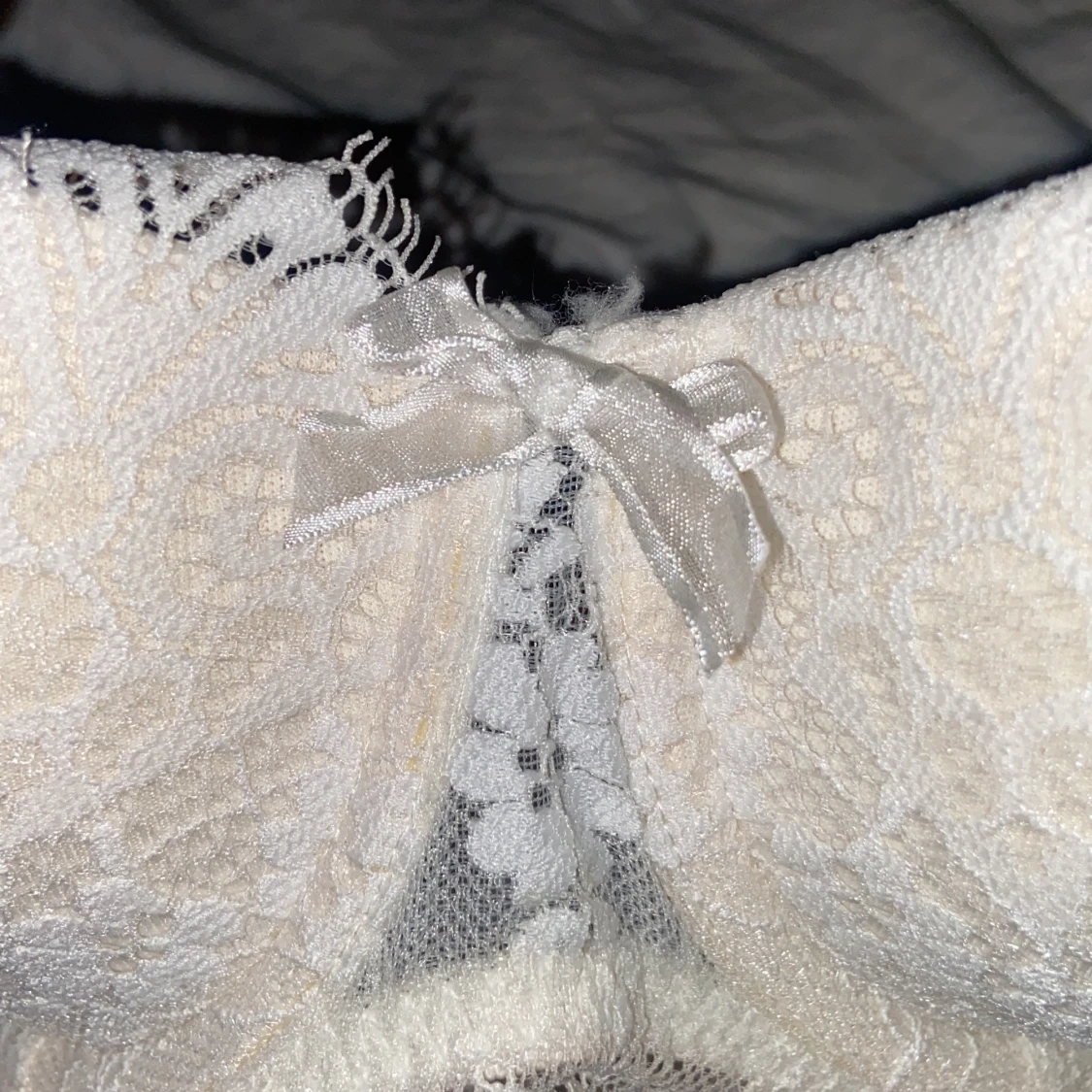 Vit spetsig bh Hunkemöller 70D - 2