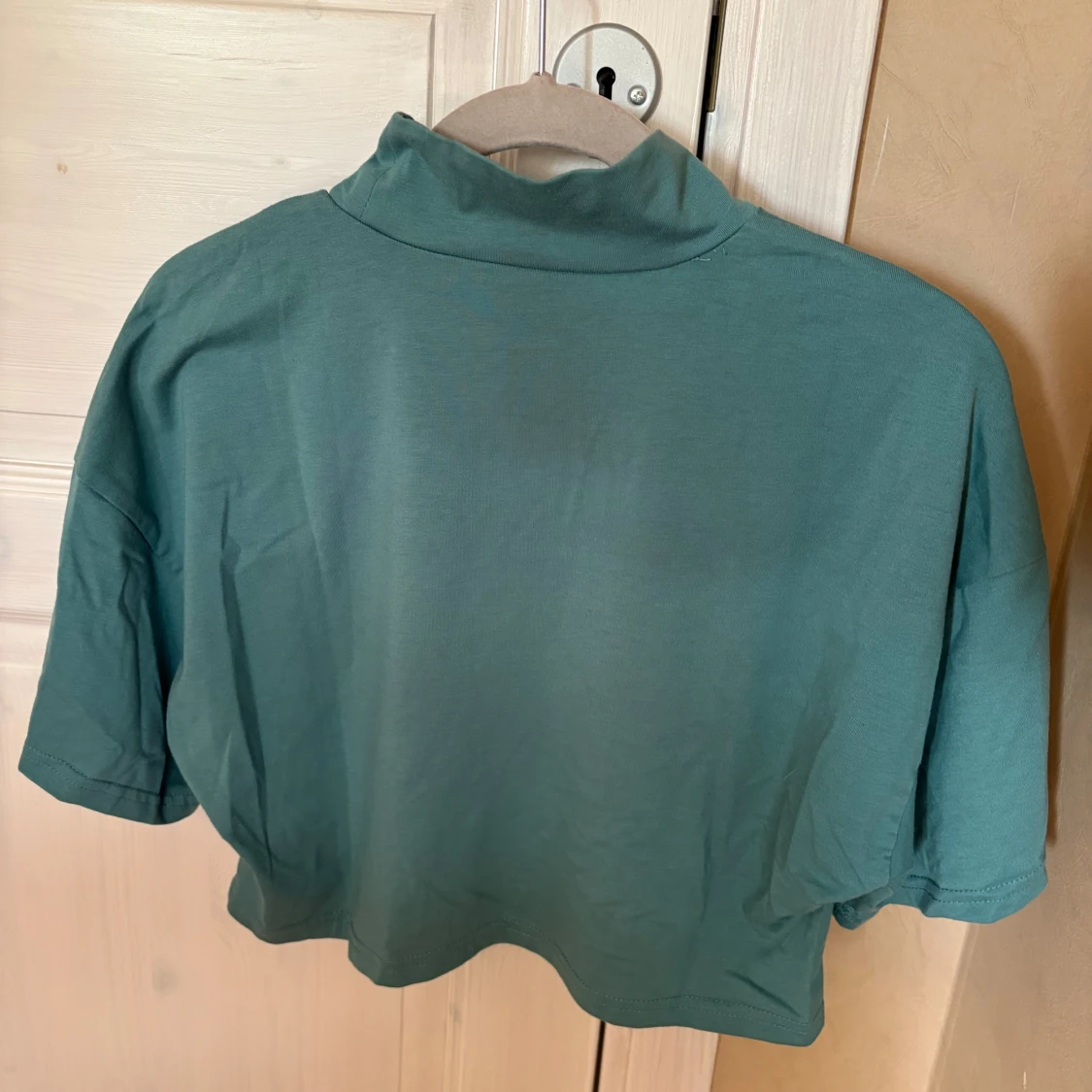 Turkos croppad polotopp  - 4