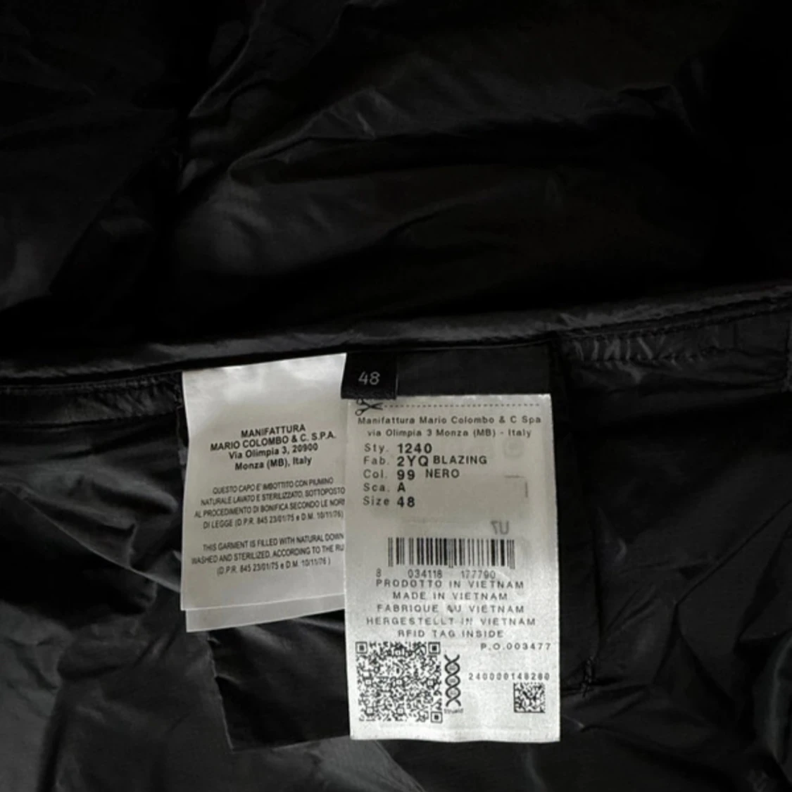 Svart dunjacka från Colmar - 4