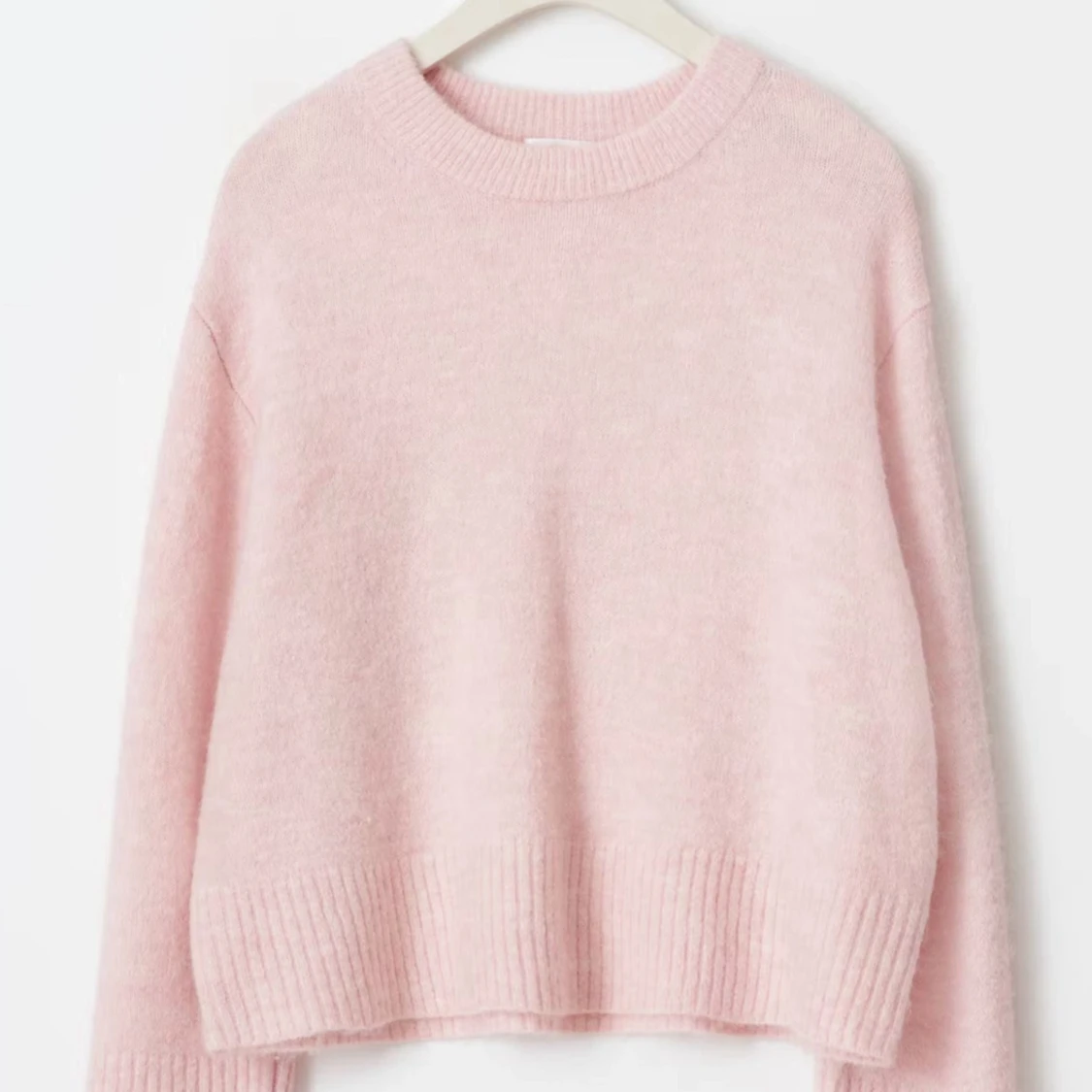 Ljusrosa stickad tröja från gina💕