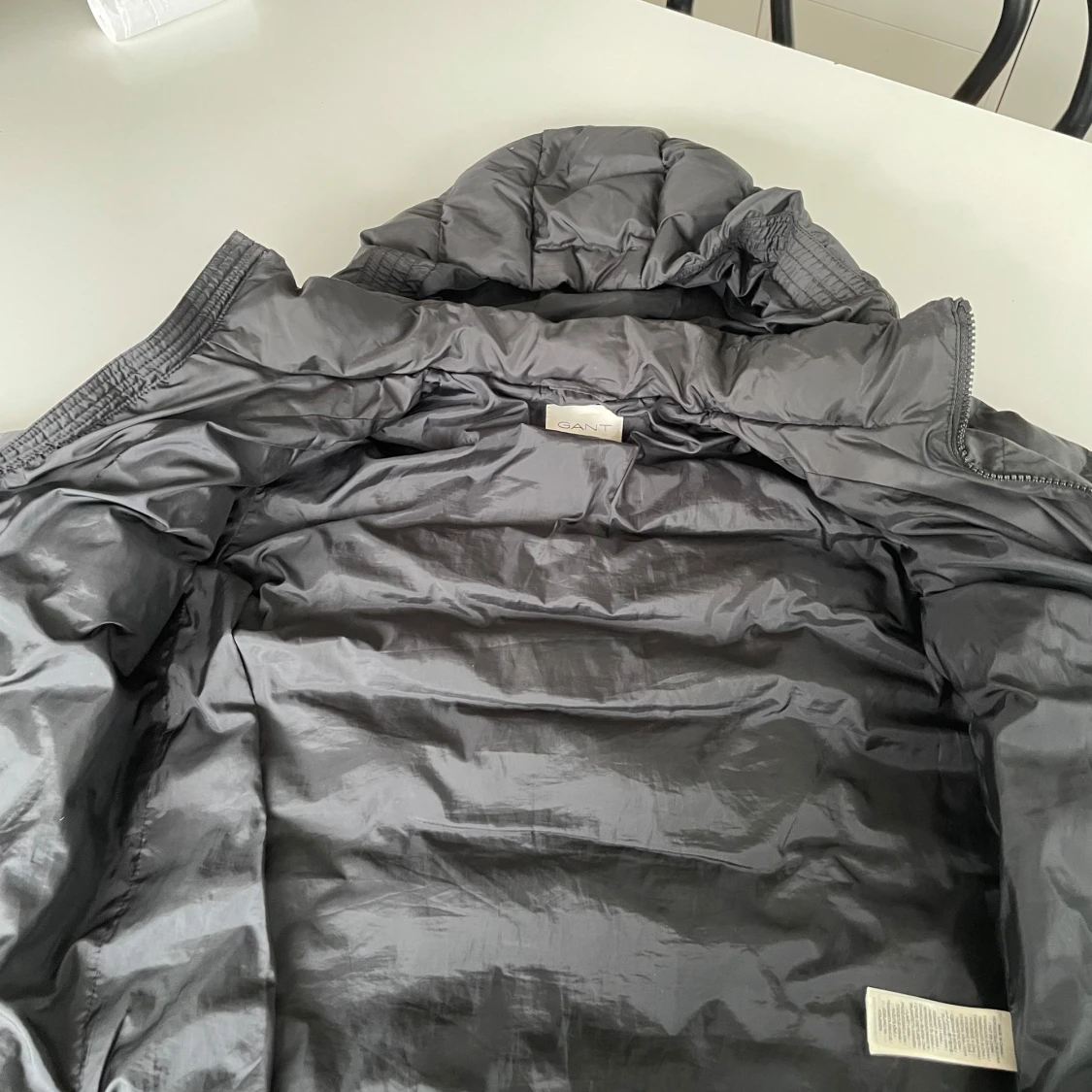 Svart soft dunjacka från gant - 3