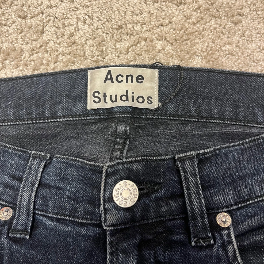 Acne Studios Ace jeans blå/svart 29/32 (slim fit) - 1