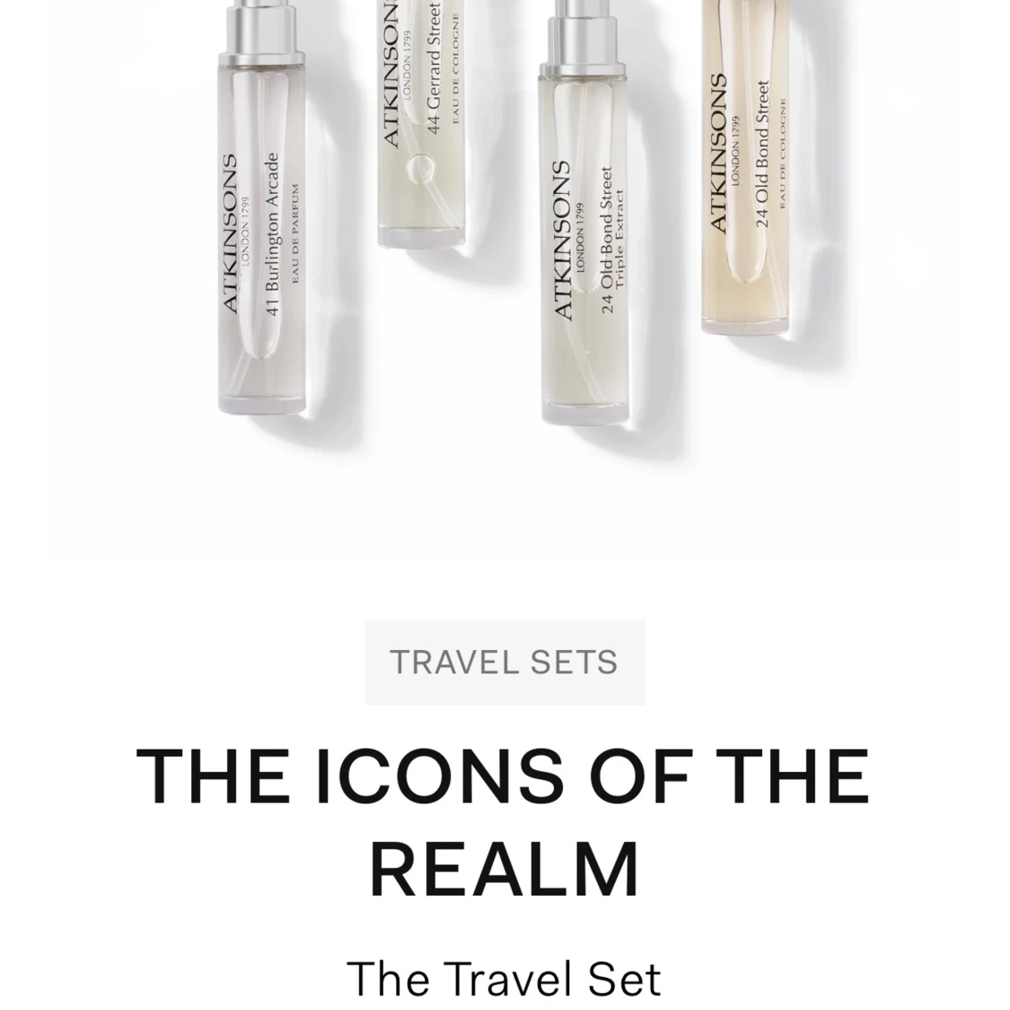 Atkinsons Heritage Orange Travel Set - 4