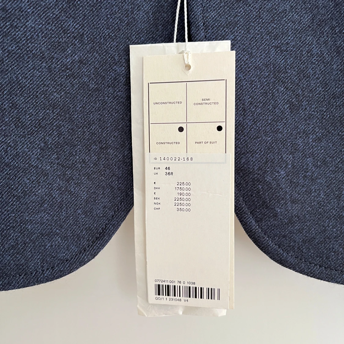 Blå ullkavaj från ARKET - 2