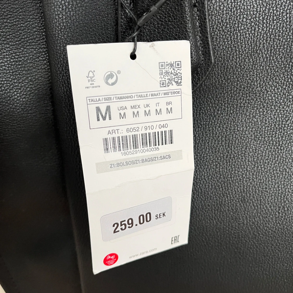 Svart shoppingväska från Zara - 2