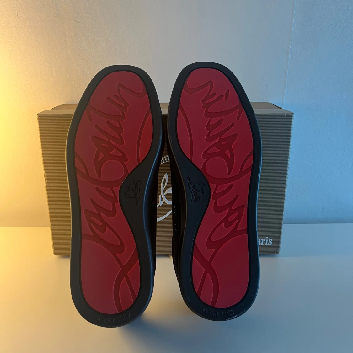 Svarta sneakers från Christian Louboutin - 3