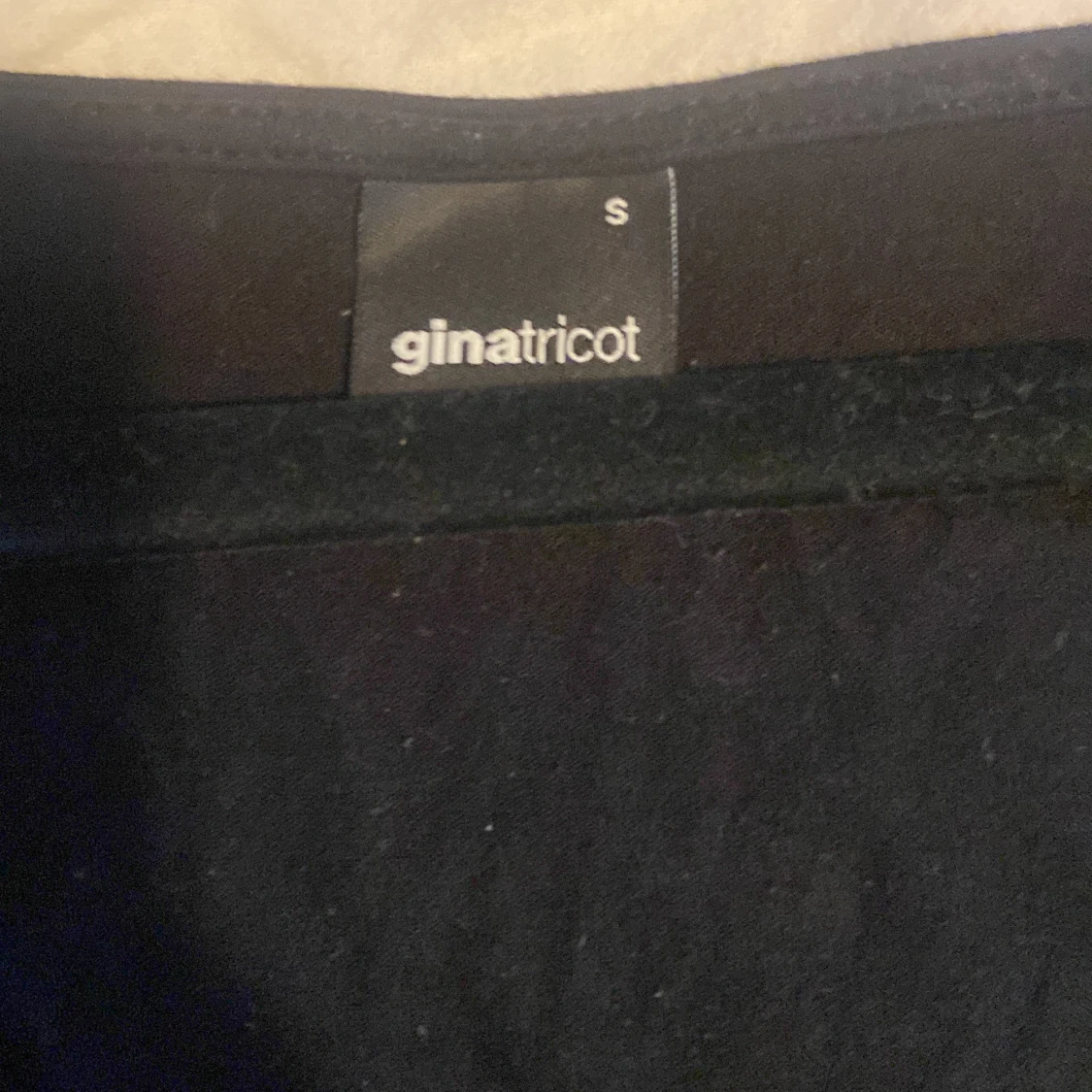 Svart långärmad topp Gina Tricot - 1