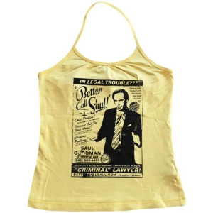Graphic halternecktopp/ halternecklinne, Breaking bad/ Better Call Saul  - One of a kind halternecktopp med handtryckt ”Better Call Saul” tryck på! Passar mig som har S, färgen på toppen är mest lik dem två första bilderna 
