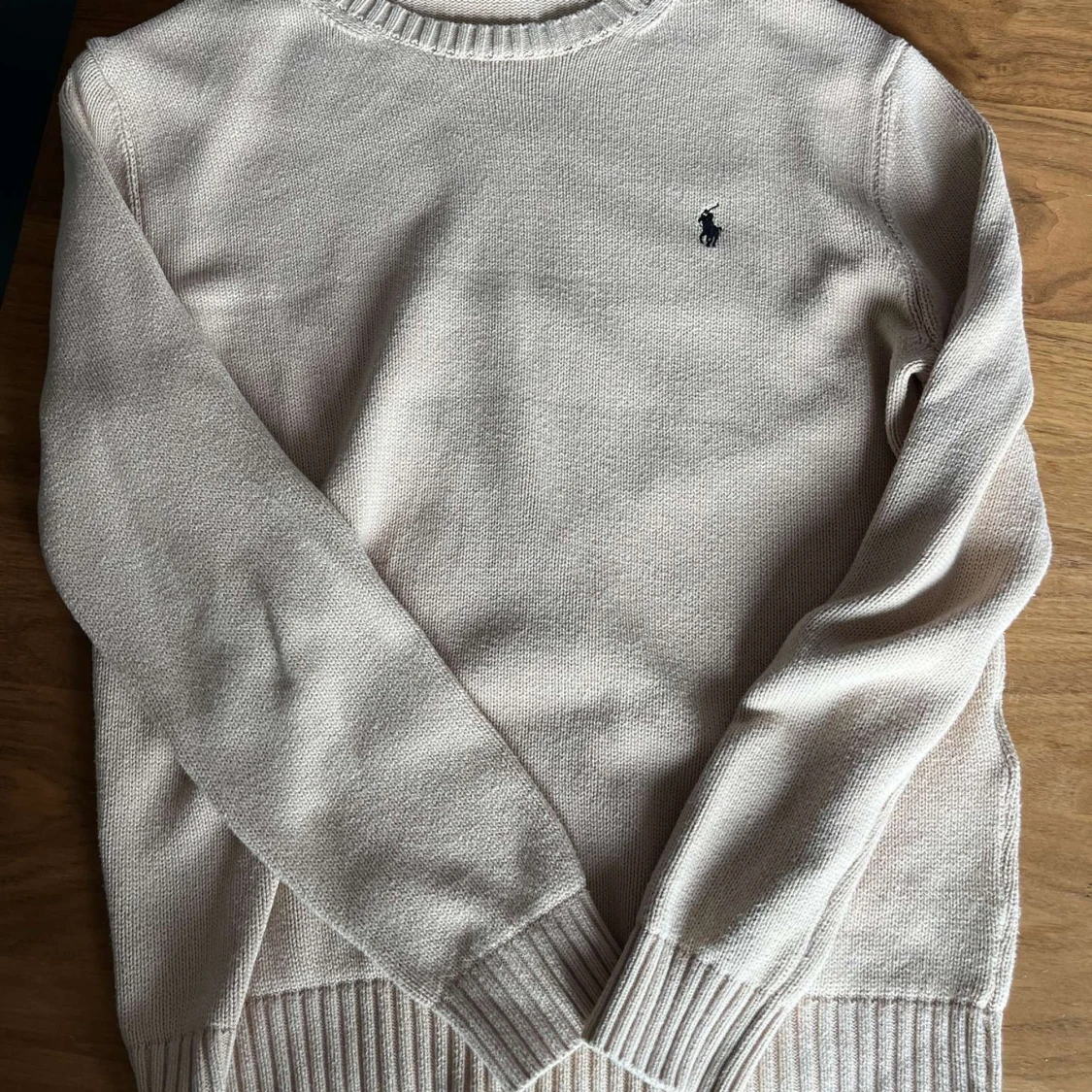 Beige stickad tröja från Polo Ralph Lauren