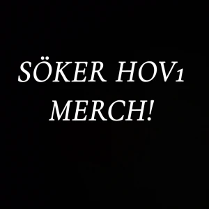 Söker Hov1 merch!! - Hej! Jag söker Hov1 merch! Tröjor, smycken, egengjorda armband, Posters m.m. Om du har något att sälja så kontakta gärna! Gärna överkomliga priser ❤️