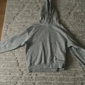 Grå hoodie från 157 - Säljer en enkel och stilren grå hoodie från 157. Tröjan har huva med dragsko och långa ärmar. Perfekt för en avslappnad och bekväm stil.