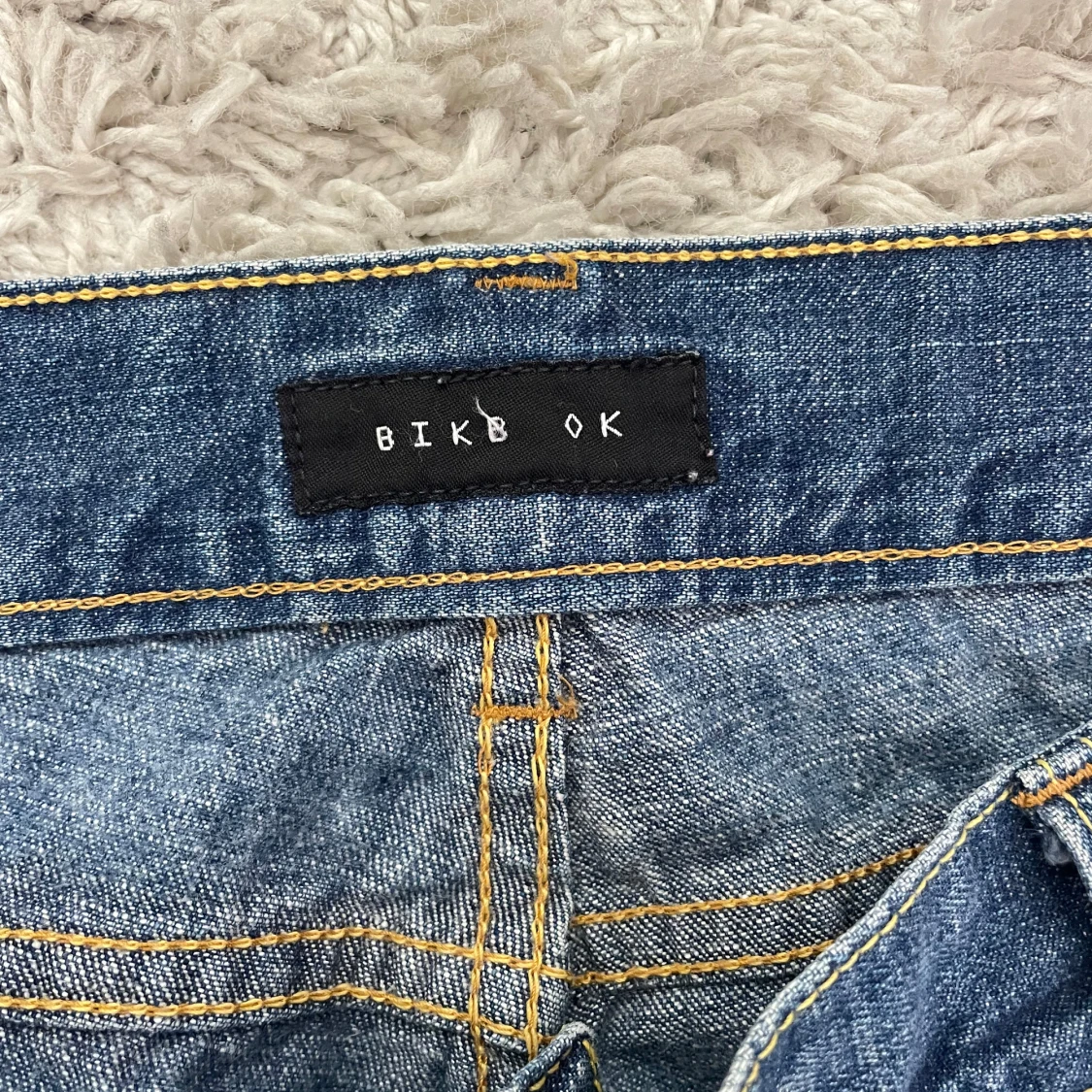 Blå jeansbyxor vintage - 2