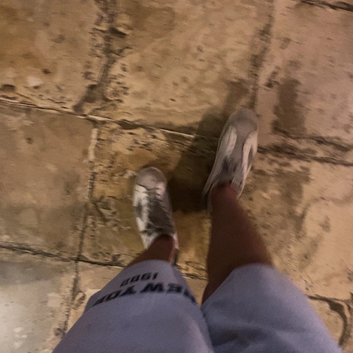 Vita/gråa sneakers från Golden Goose