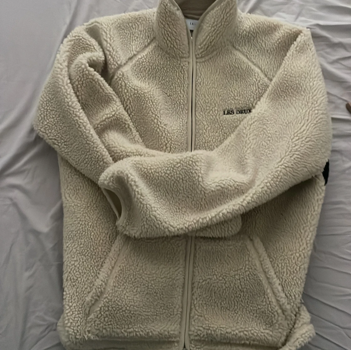 Beige fleecejacka från Les Deux