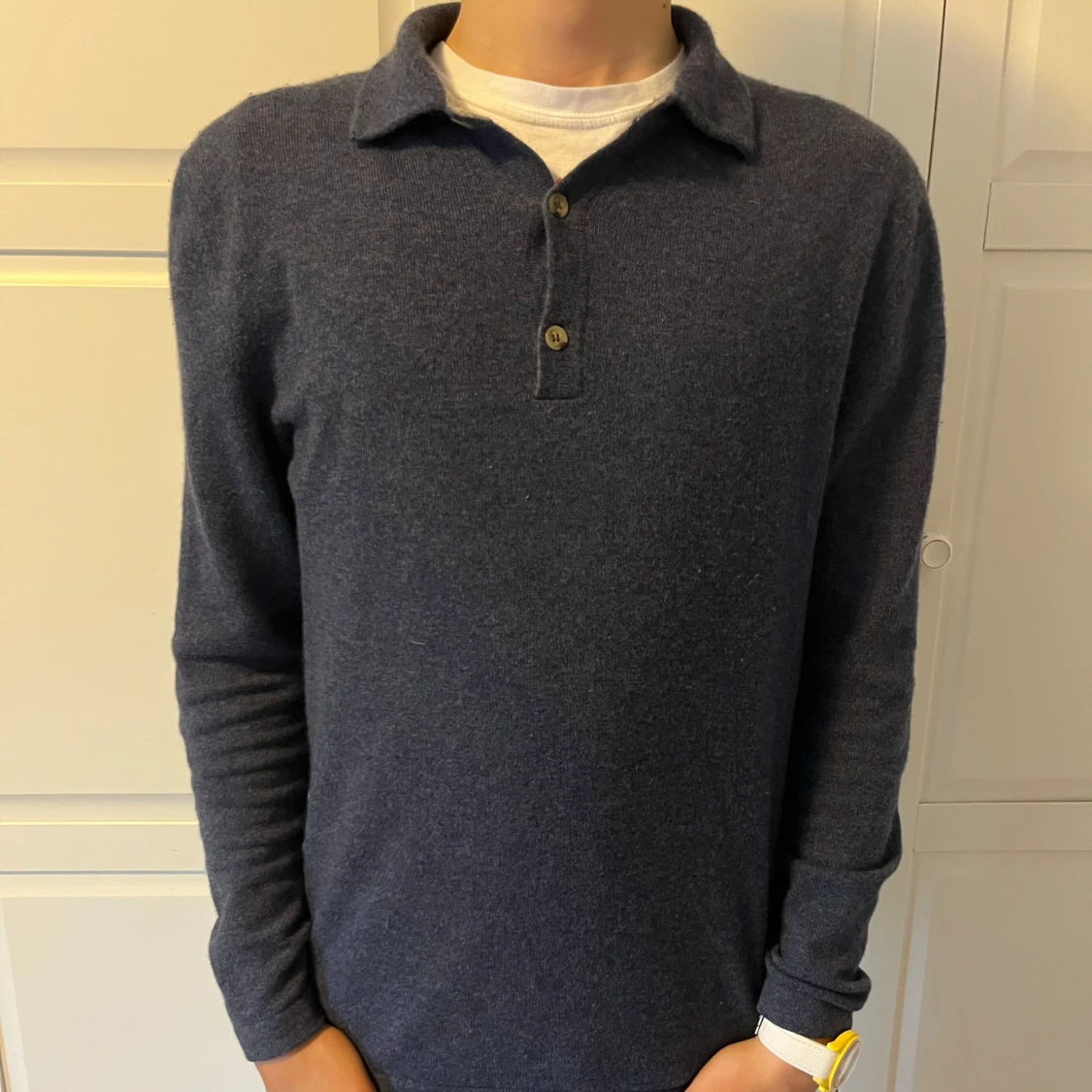 Blå cashmere tröja  Luca Faloni - 2