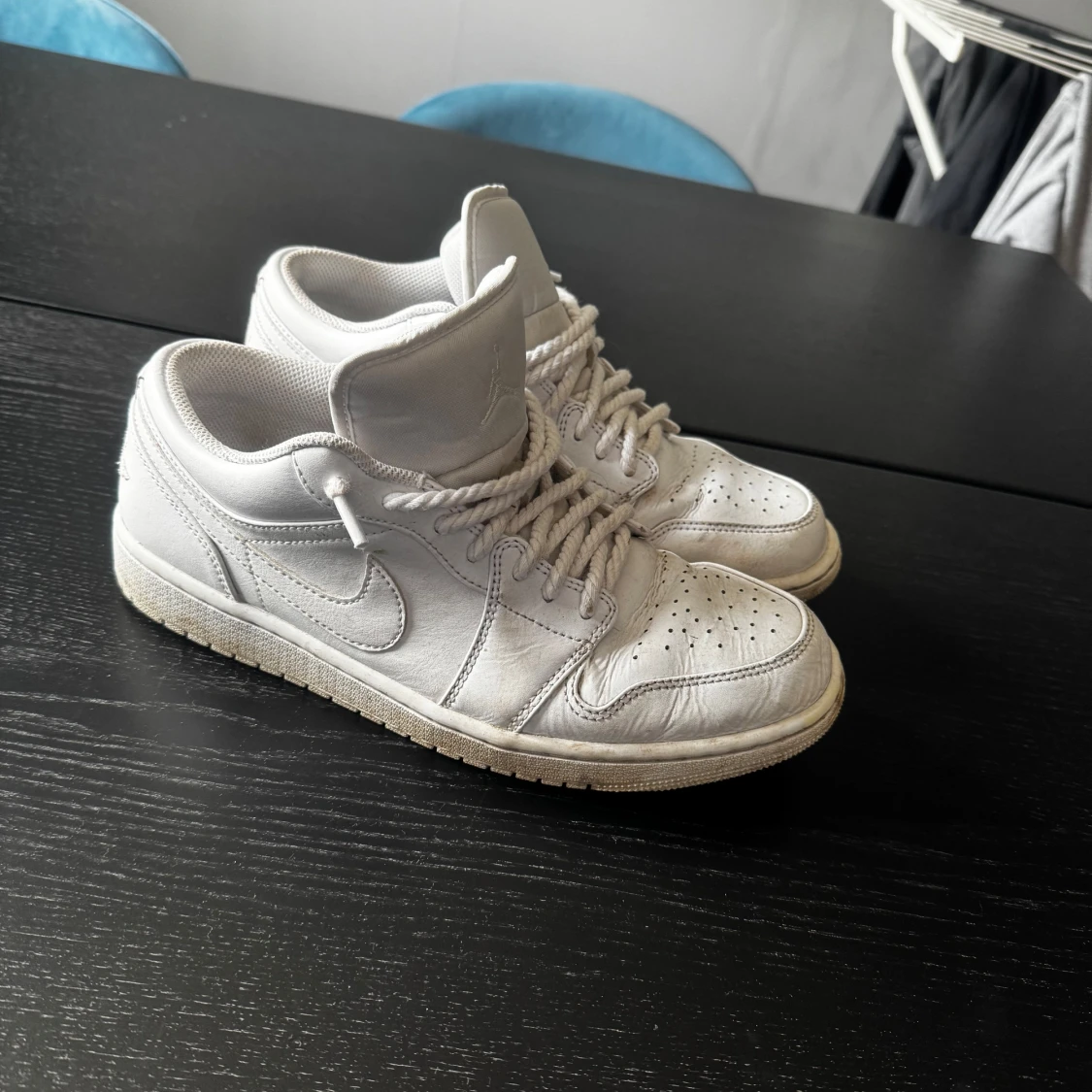 Vita Nike Air Jordans Low