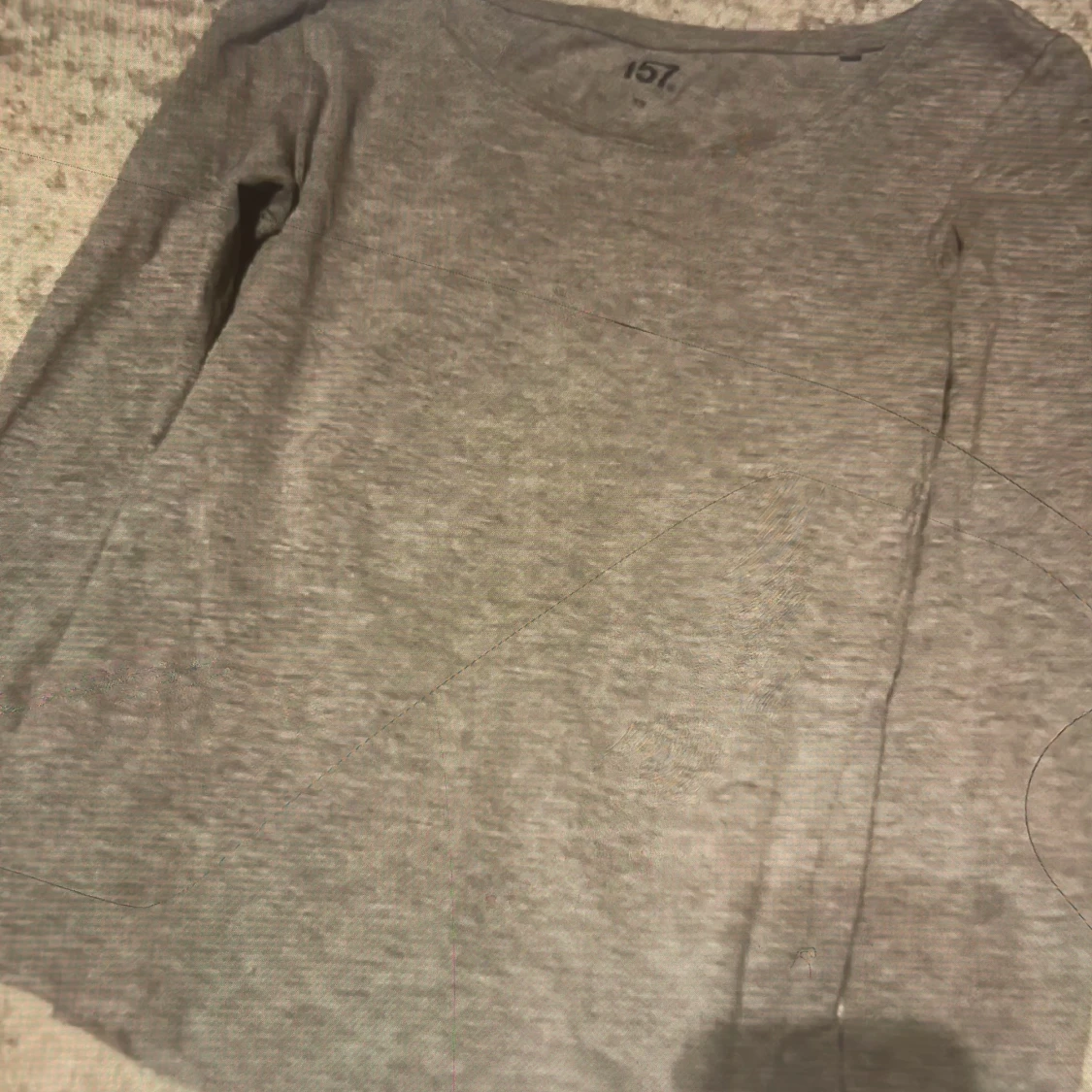 Grå långärmad topp från 157 - 1