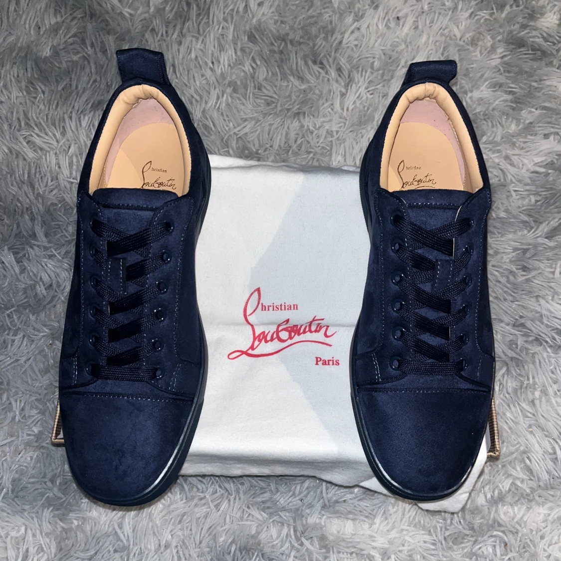 Blåa sneakers från Christian Louboutin - 1