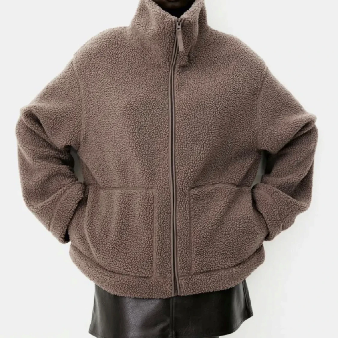 Brun teddyjacka från HM - 1