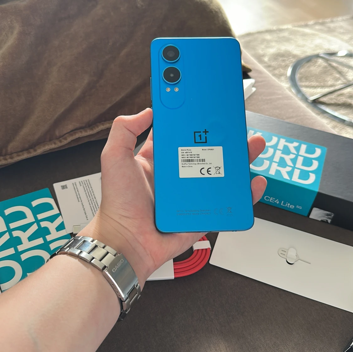 OnePlus Nord CE4 Lite 5G i blått - 2