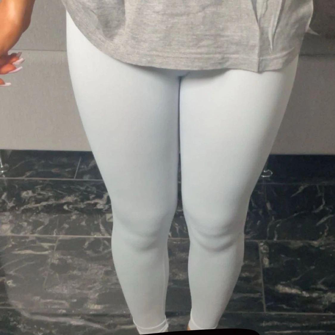 Ljusblå  leggings - 1