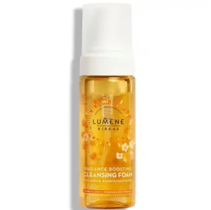 Lumene Cleansing Foam - Säljer en så bra cleansing foam från Lumene i en snygg genomskinlig orange flaska med vit pump som funkar jättebra! Skummet rengör huden och ger så fint lyster! Den är smidig att använda i din rutin! Helt oanvänd då jag har en till! Köpt för 140kr säljer endast för 70kr!