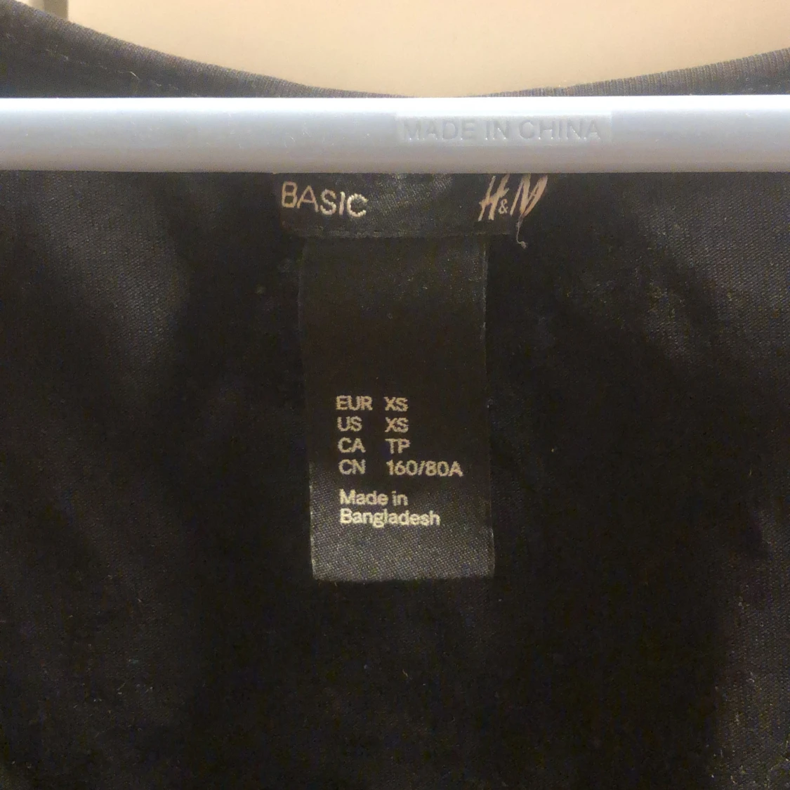 Svart linnetopp från H&M Basic XS - 2