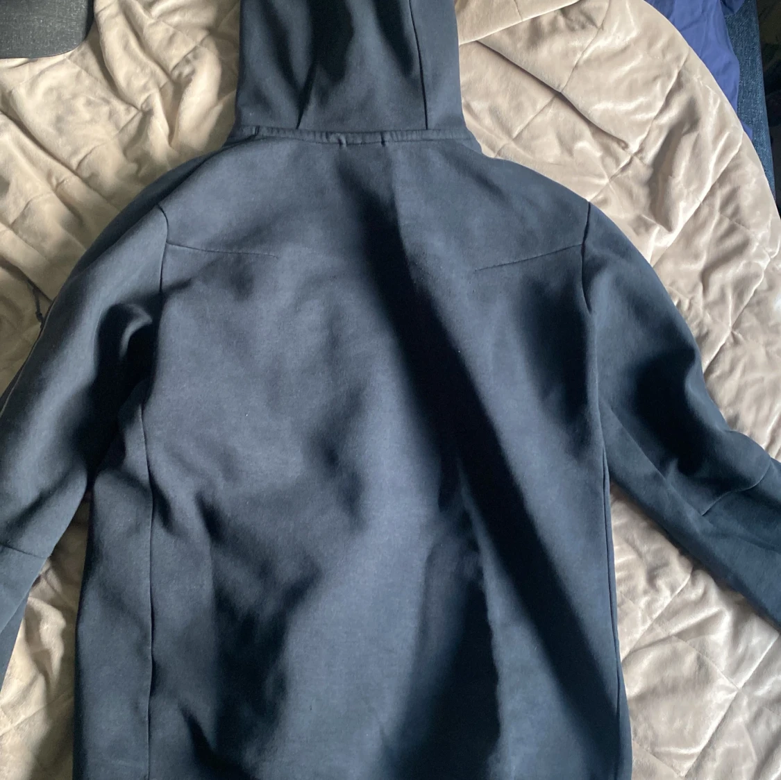 Svart Nike tech fleece hoodie - 2