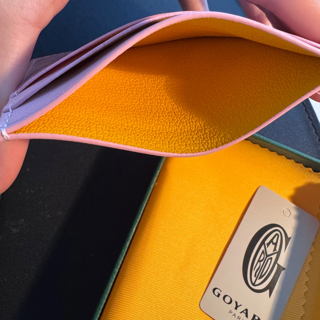 Rosa Goyaaard korthållare - 2