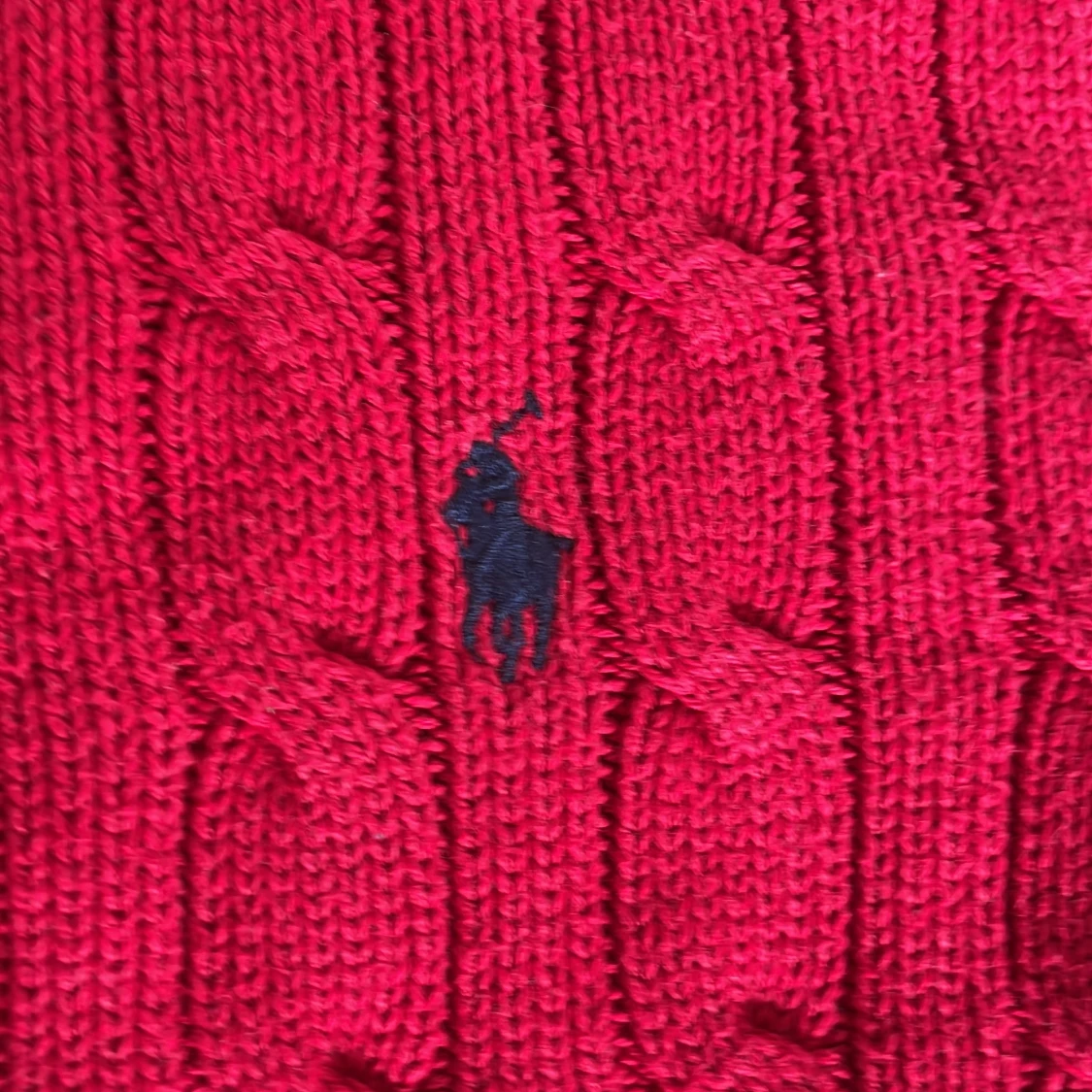 Röd kabelstickad tröja Polo Ralph Lauren - 2