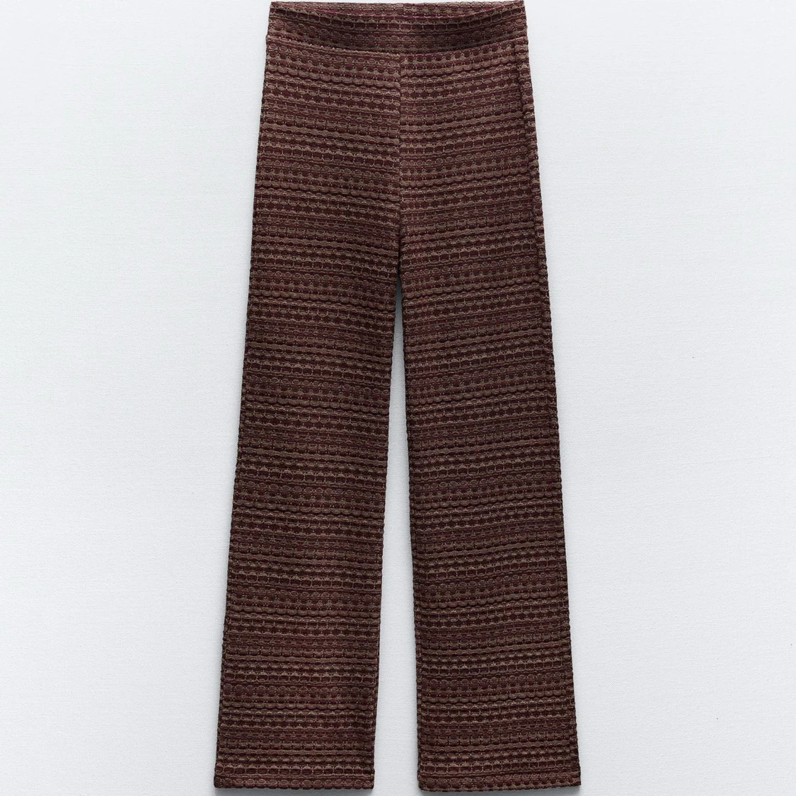 Jacquardbyxa med struktur 