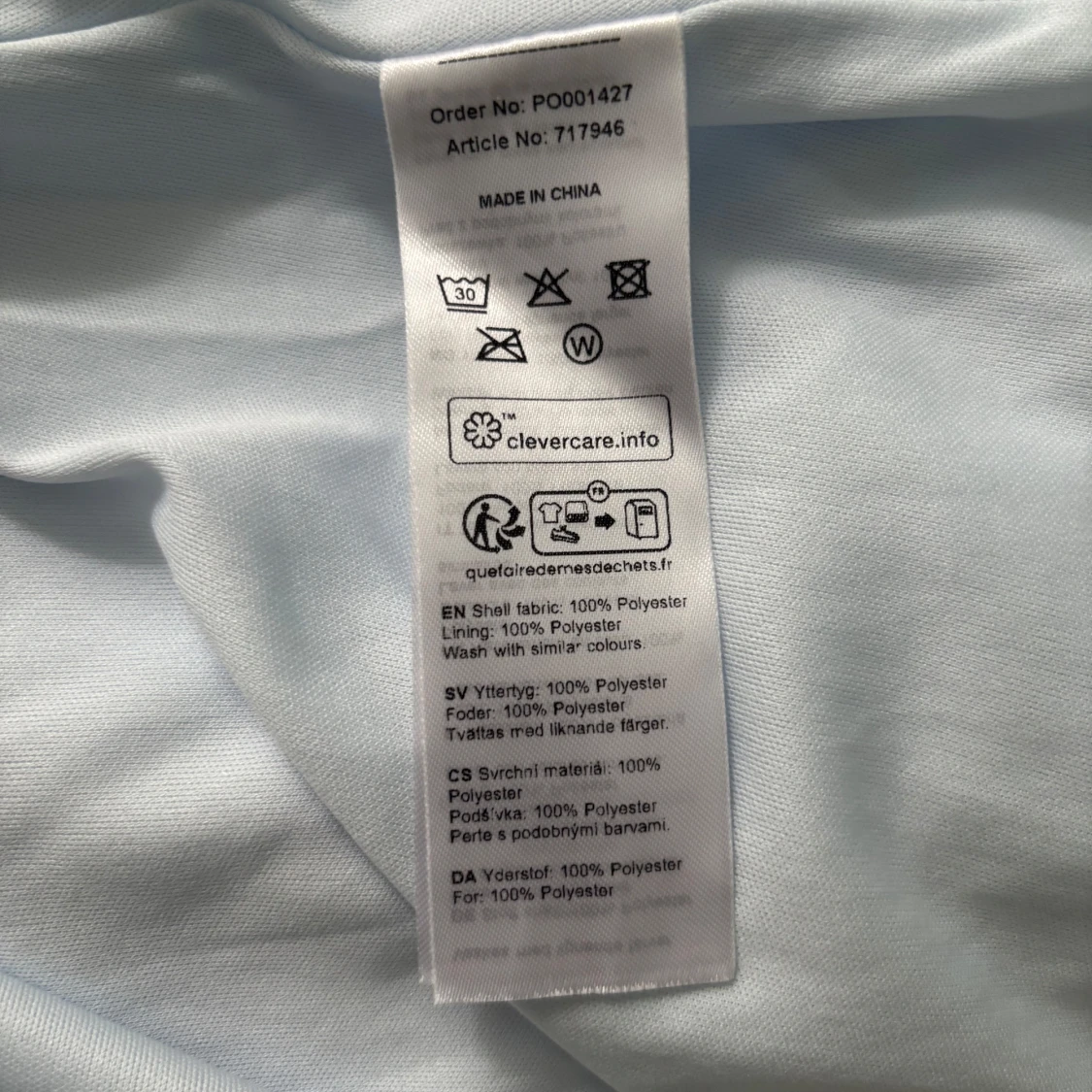 Ljusblå volangklänning Bubbleroom - 4