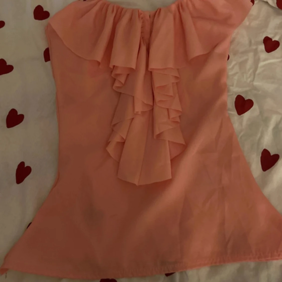 Rosa volangtop från H&M