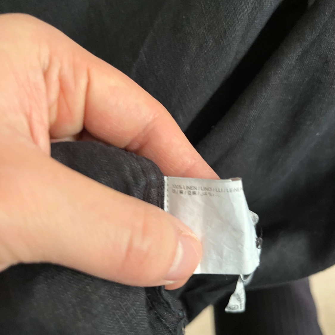 Svart linneskjorta från MNG(mango) - 4